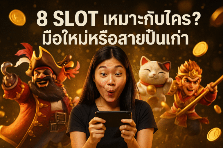 8 SLOT เหมาะกับใคร? มือใหม่หรือสายปั่นเก่า