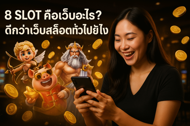 8 SLOT คือเว็บอะไร? ดีกว่าเว็บสล็อตทั่วไปยังไง