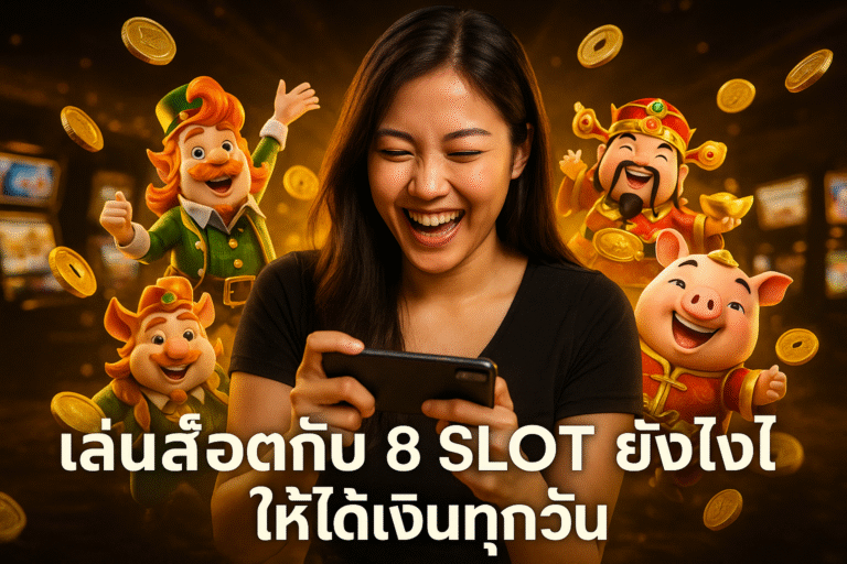 เล่นสล็อตกับ 8 SLOT ยังไงให้ได้เงินทุกวัน