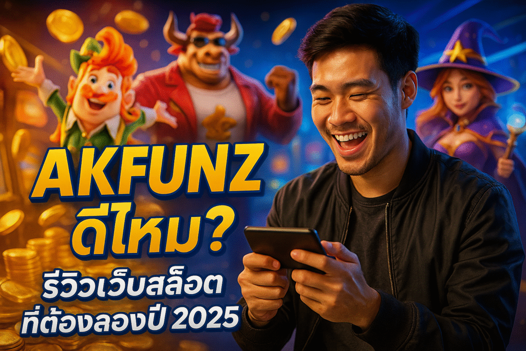 AKFUNZ ดีไหม? รีวิวเว็บสล็อตที่ต้องลองปี 2025