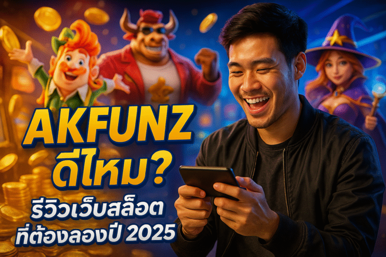 AKFUNZ ดีไหม? รีวิวเว็บสล็อตที่ต้องลองปี 2025