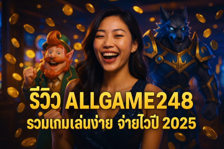 รีวิว ALLGAME248 รวมเกมเล่นง่าย จ่ายไวปี 2025